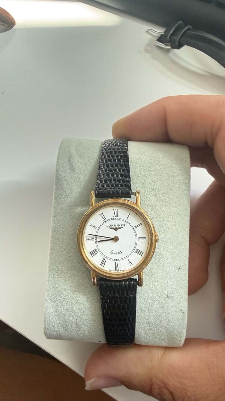 Longines Presence Ladies Vintage Gold-Plated Quartz Watch 153 6950